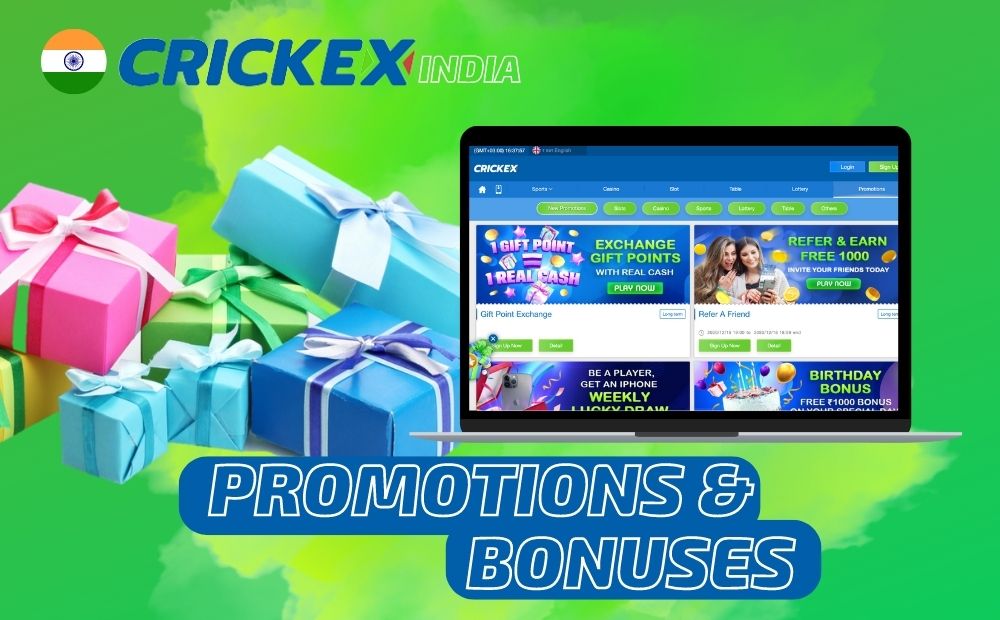 Promotions and bonuses guide for Crickex India betting platform users