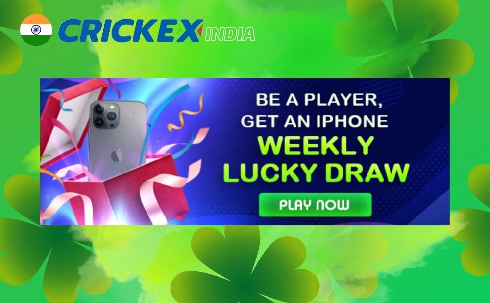 Crickex India weekly Lucky Draw bonus review