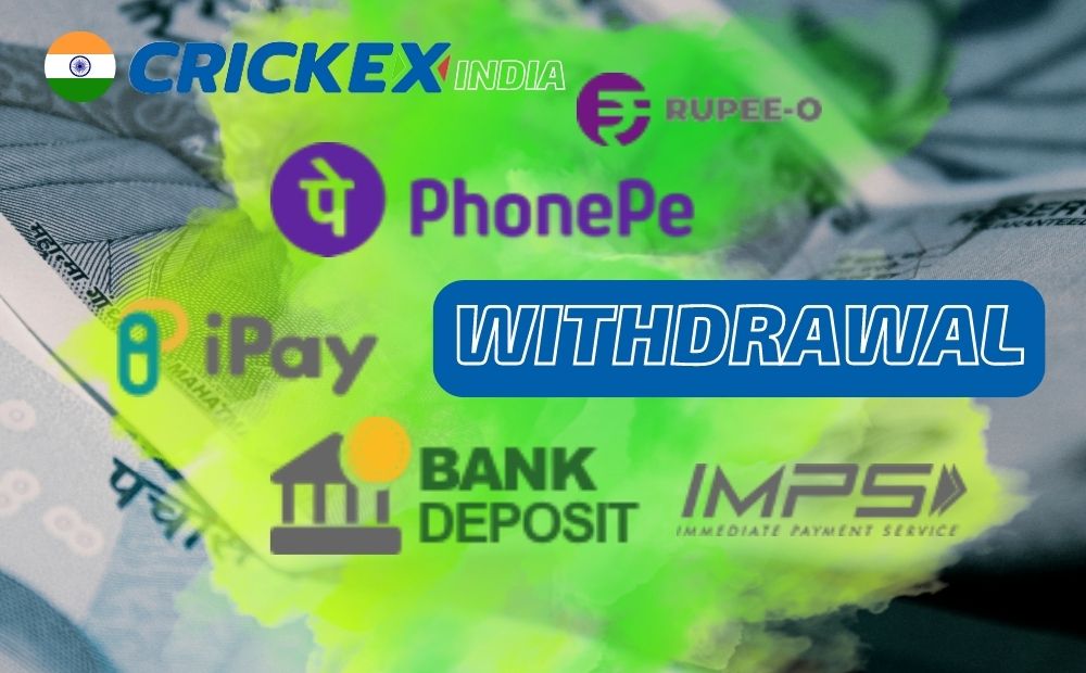 How to withdraw money from Crickex India betting platform