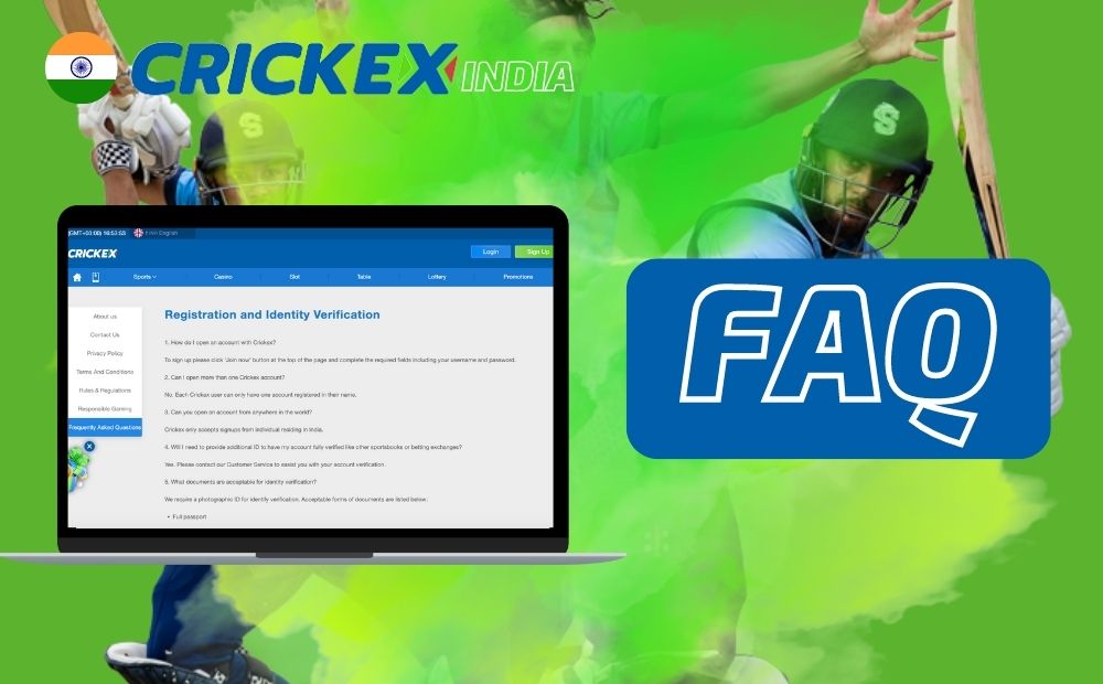 Crickex India sports betting website questions of bettors