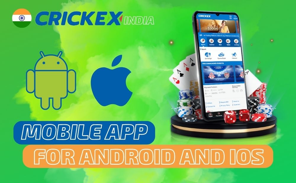 Crickez India mobile application for android and ios devices